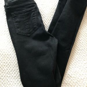 Black high waisted Rag & Bone Jeans. Size 24.